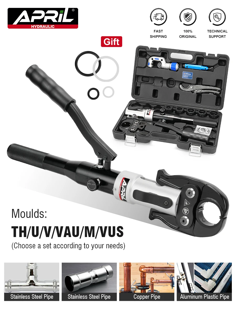Hydraulic Pipe Crimping Tools Copper Tube Fittings Press Crimping Pex Pipe Crimper Pressing Plier For Narrow pace Tee Copper Pipe