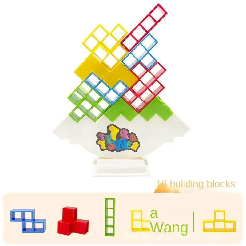  ALKISTA 32 Pcs Tetra Tower Balance Stacking Blocks