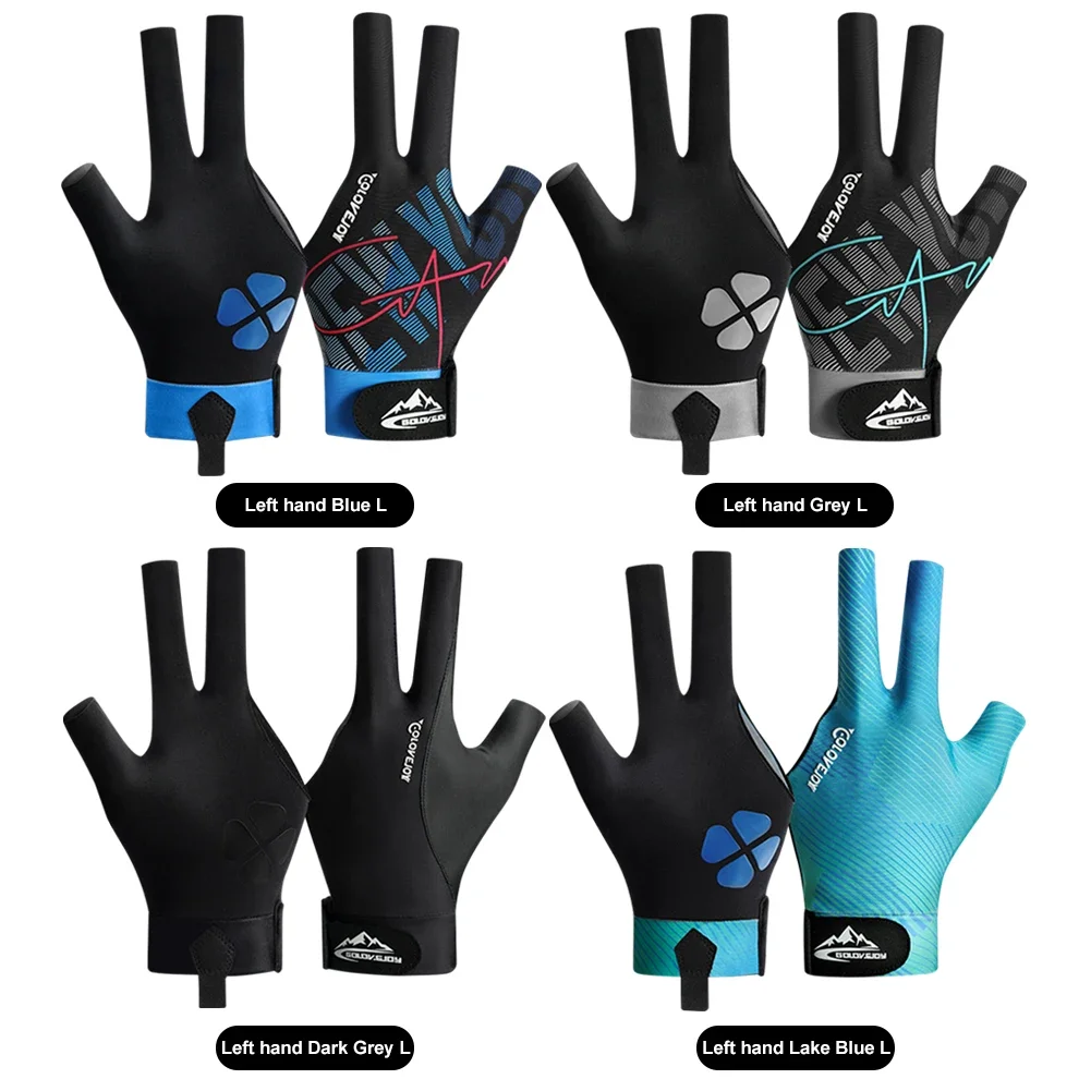 Billiards Gloves Left Hand Three Finger