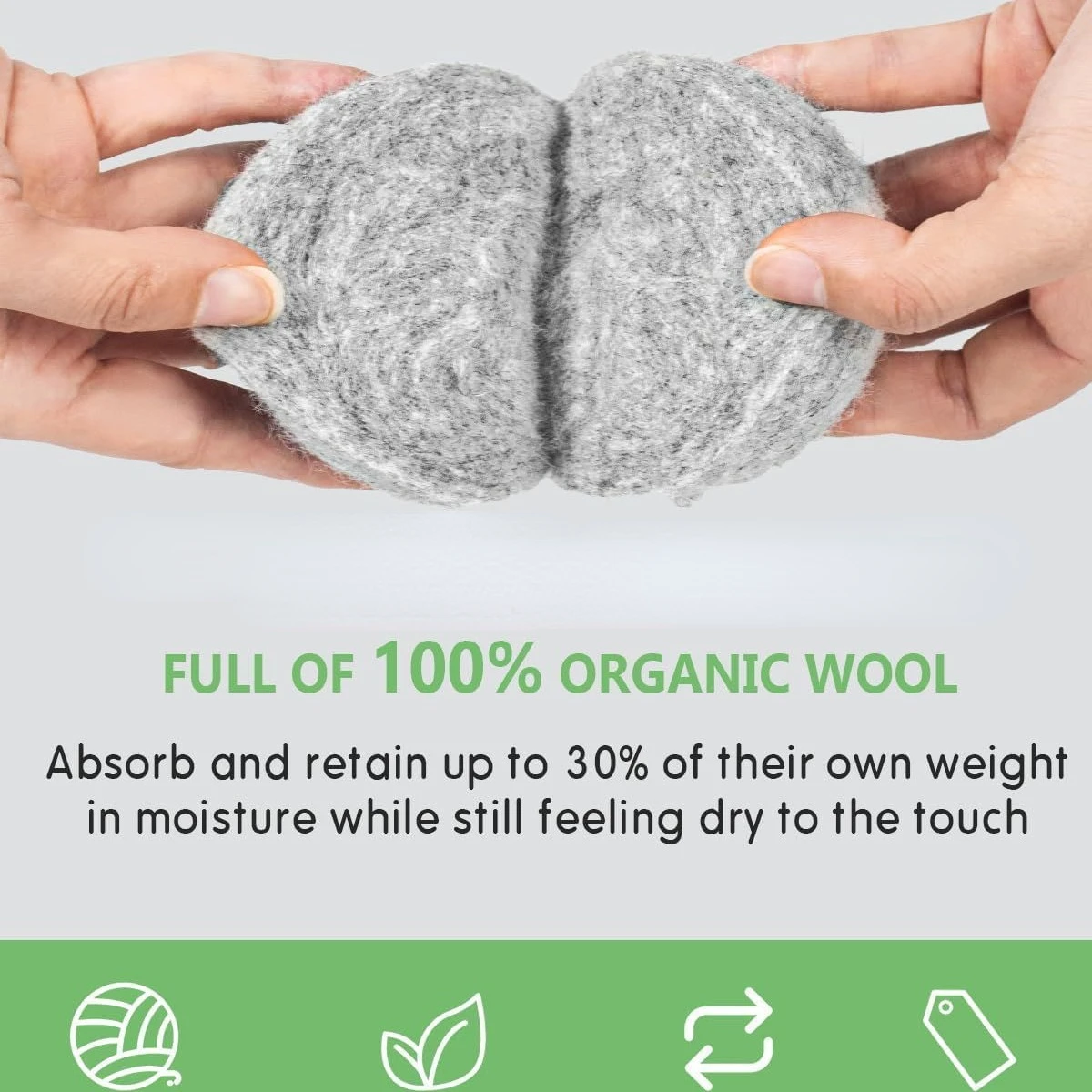 3/6PCS Wool Laundry Dryer Balls Household Practical 7cm Plus Washing Balls Fabric Virgin Softener Reusable Wool Dryer