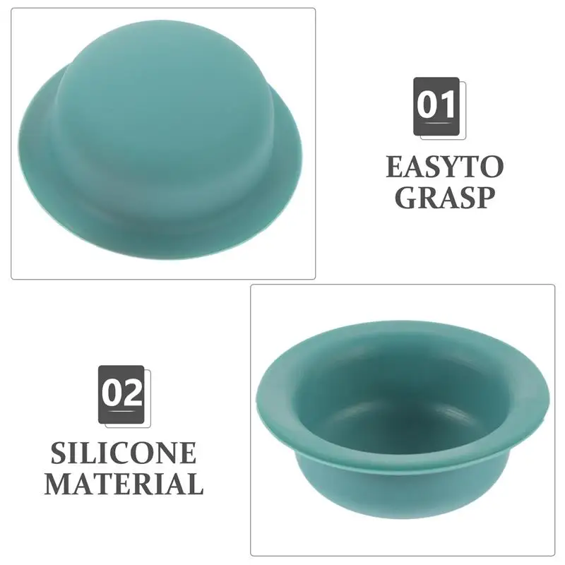 3Pcs Anti Scald Lid Handle Cover Pot Lid Knob Silicone Universal Cookware Replacement Parts Kitchen Gadget Supplies pot handle cover pot lid knob