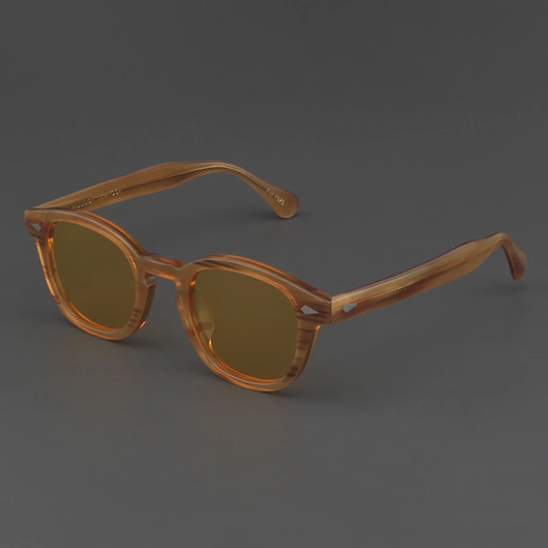 Johnny Depp Lemtosh Sunglasses Man Polarized Sun Glasses Luxury Brand Vintage Acetate Frame Blue Night Vision Goggles Woman night vision glasses night vision sunglasses