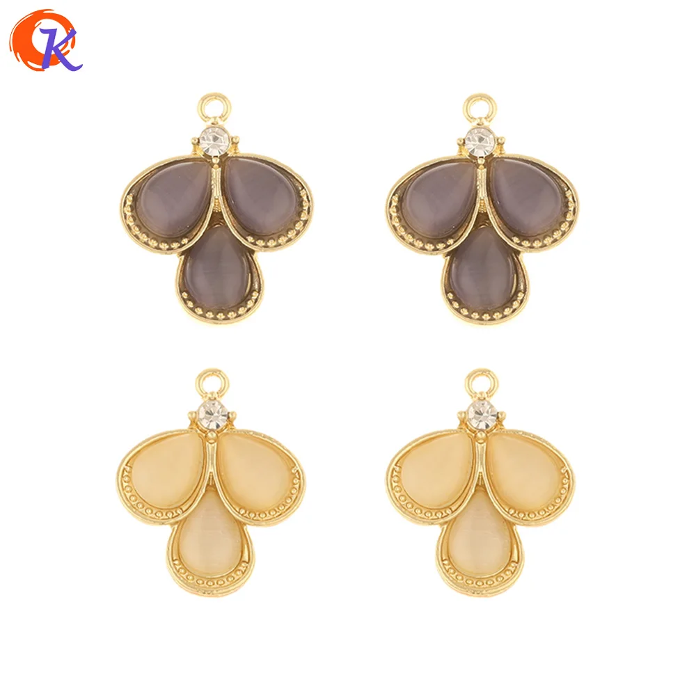 

Cordial Design 50Pcs 18*22MM Jewelry Accessories/Pendant/Drop Shape/Cat Eye Effect/Hand Made/DIY Making/Charms/Earring Findings
