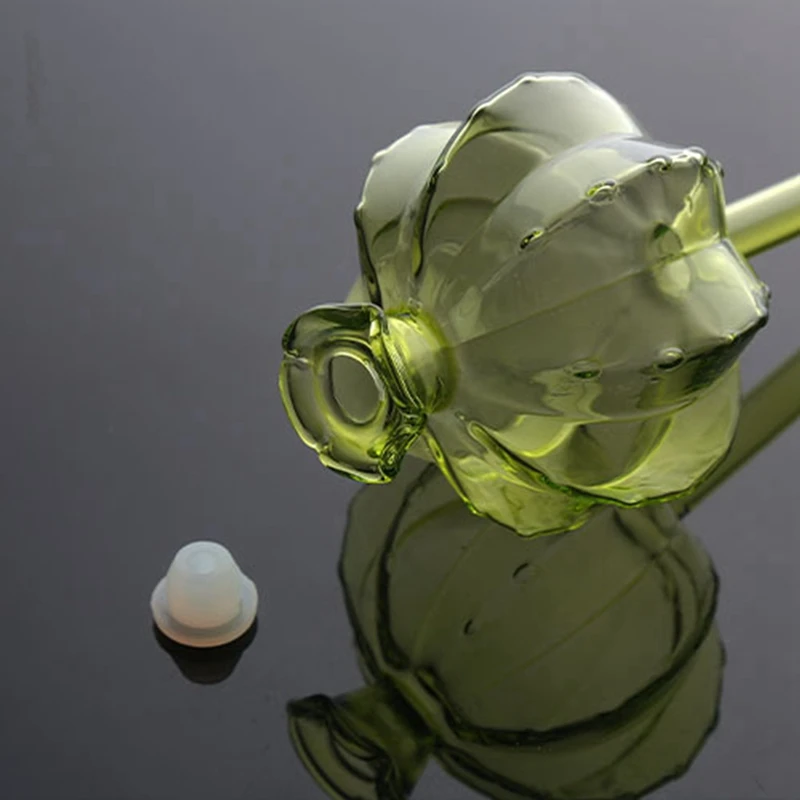 Clear Plant Watering Globes Glass Self Watering Device Set of 2 for Potted Plant Flowers Bonsai Garden Indoor Outdoor self watering globes