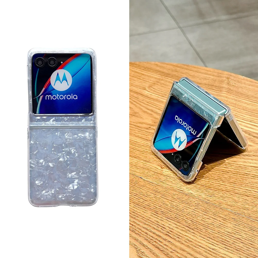 Translucent Shiny Shell Phone Case with Camera Protection