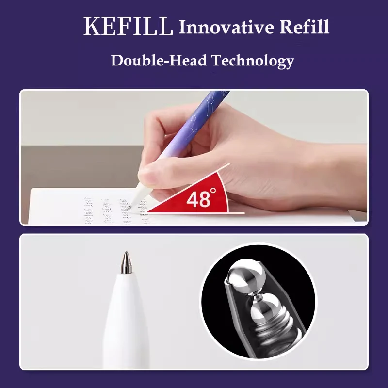 KACO Galaxy Gel Pens First Heart Star Series Rotating