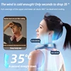 Portable Neck Fan 10000mAh Rechargeable Fan Mini 3-Speeds Large Wind Outdoor Silent Electric Ventilador for Home Camping Outdoor 4