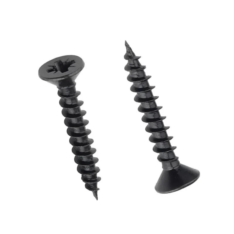 M1 M1.4 M1.7 M2 M2.3 M2.6 M3 M4 Black Cross Recessed Countersunk Flat Head Self-tapping Screws Phillips Wood Screw 50Pcs self tapping screw kit self tapping screw tapping screws phillips flat screw cross phillips screw phillips head screw