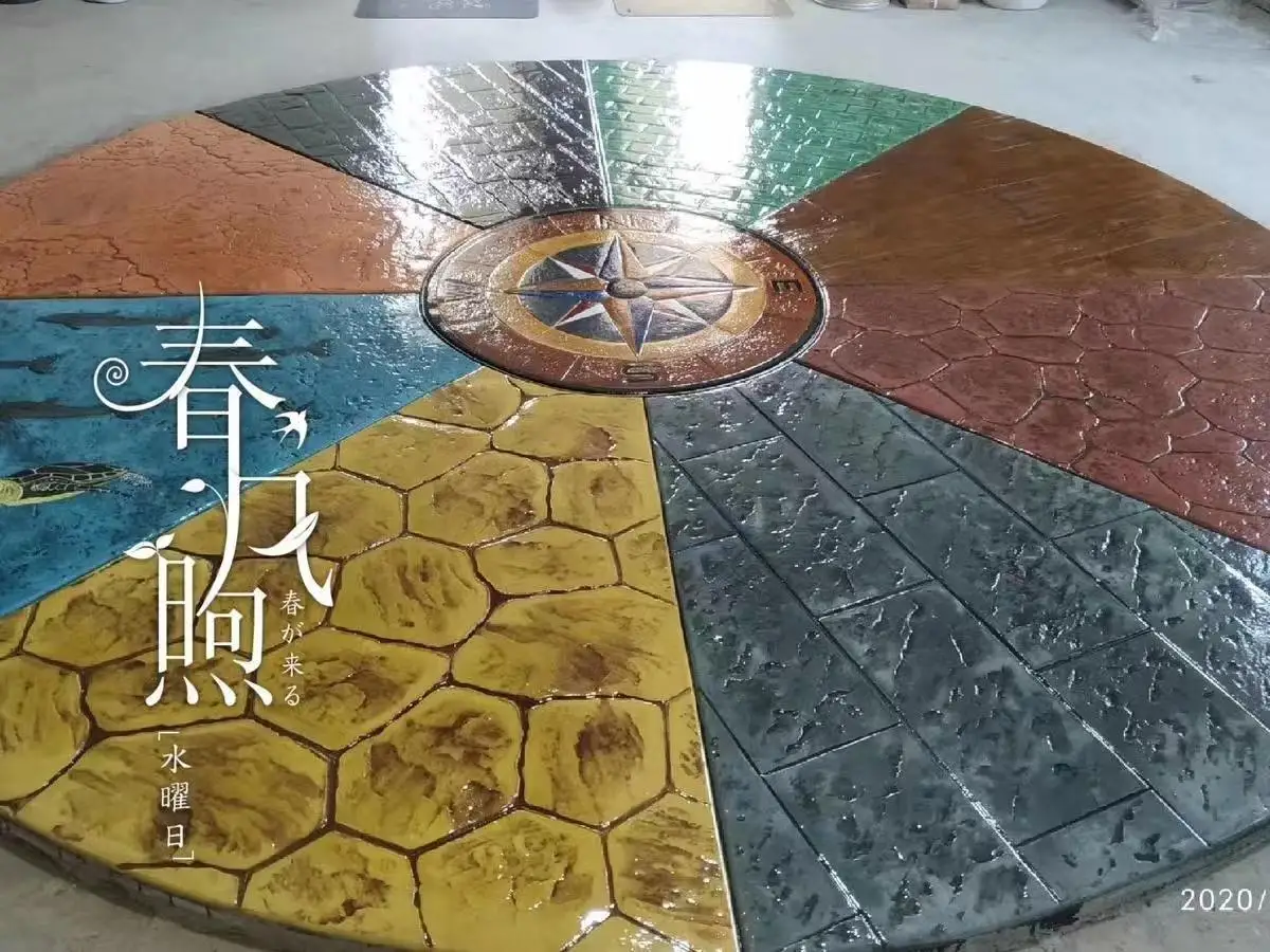 Reazone Concrete embossed floor material mold