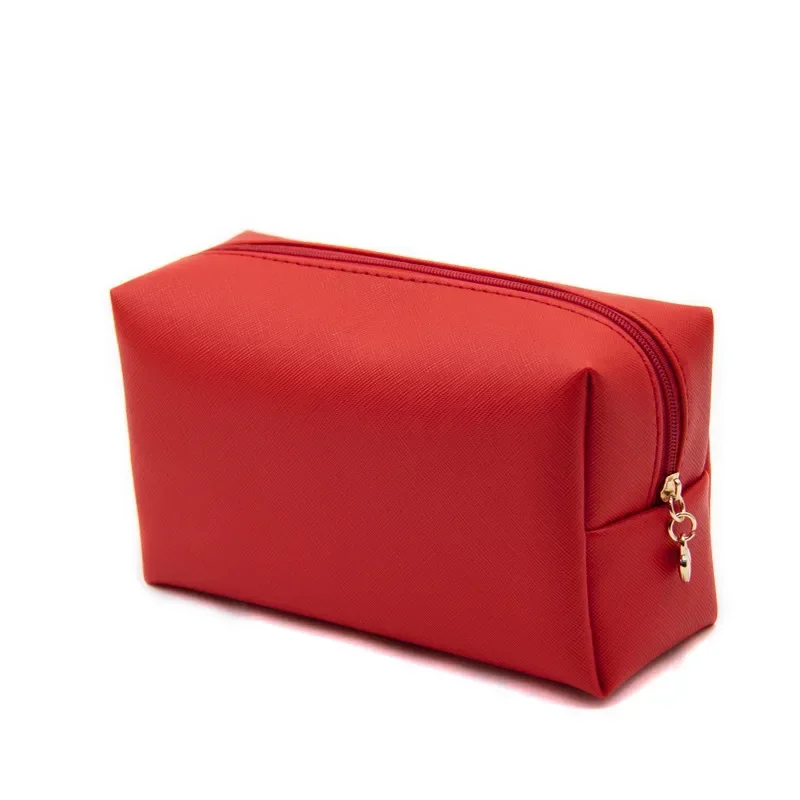 Girls Cosmetic Bag for Makeup PU Leather Make Up Organizer Case Handbag Women Travel Toiletry Storage Pouch Make Up Case 5