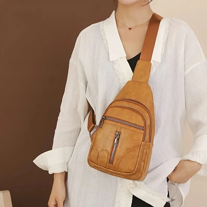 

Новая сумка через плечо сотни повседневных сумок через плечо ретро сумка простая модная поясная сумка для мужчин и женщин универсальная