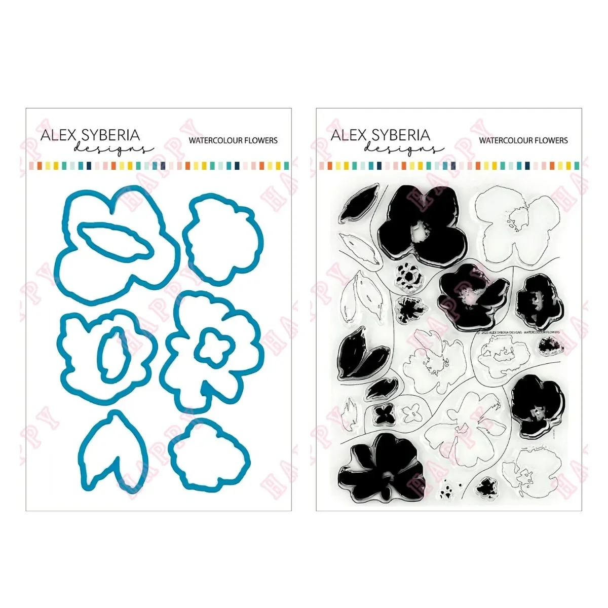 

Watercolour Flowers Metal Cutting Dies Stamps DIY Scrapbooking Paper Craft Diary Decoration Greeting Card Handmade Embossing New