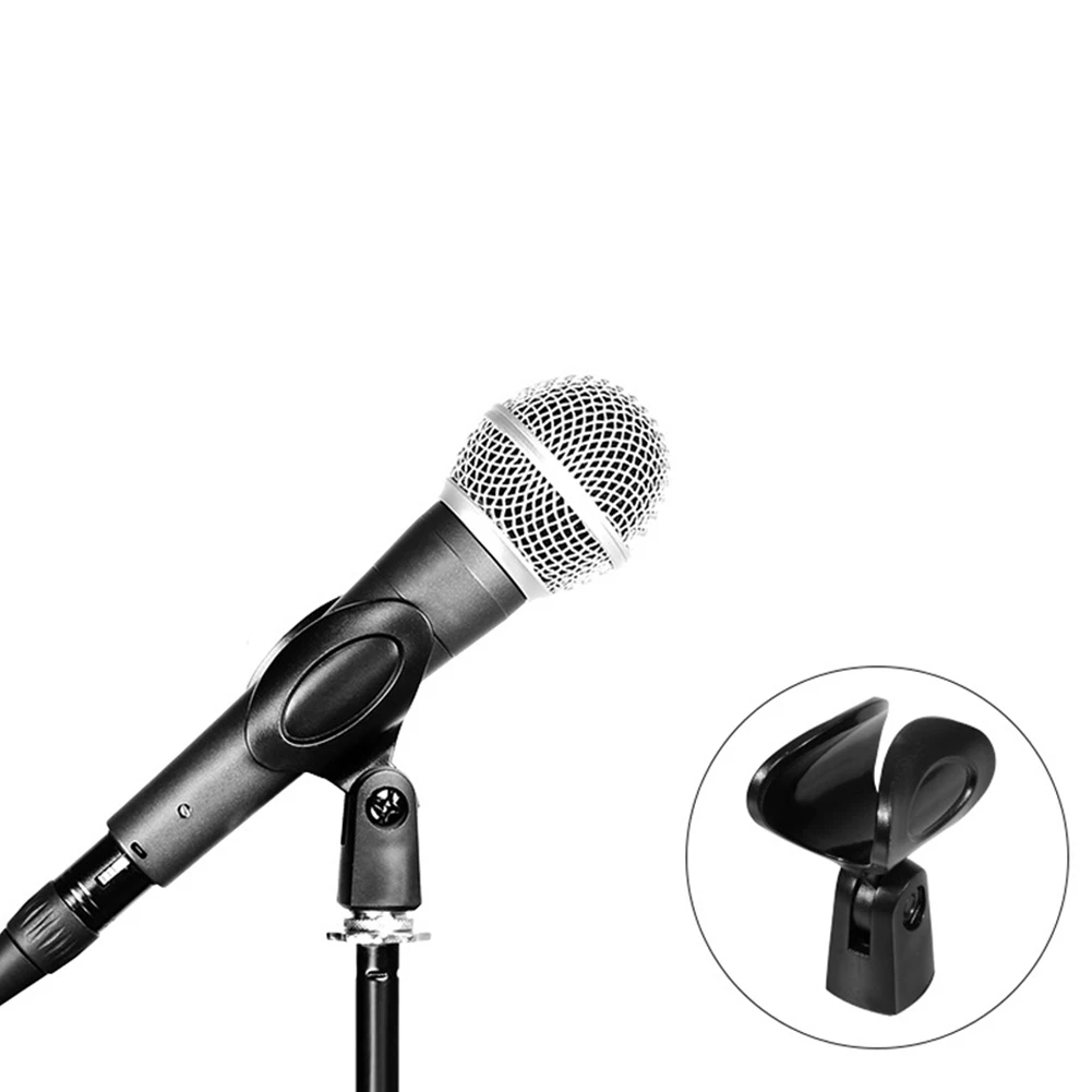

Universal Microphone Stand Holder Mount Wireless Microphone Support Bracket New Plastic Soft Smooth Clamp Fixing Accessories