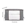 1/2Pcs Non-Woven Fabric Blanket Organizer Quilt Storage Bag Blanket Storage Bags Zipper Duvet Storage Cover Under Bed Storage 6