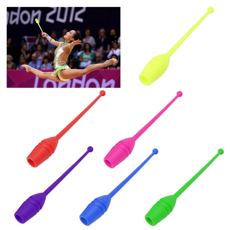 Multicolor rhythmic gymnastics bar fitness competition bar training accessories for children adults 1 Pc gymnastics bar