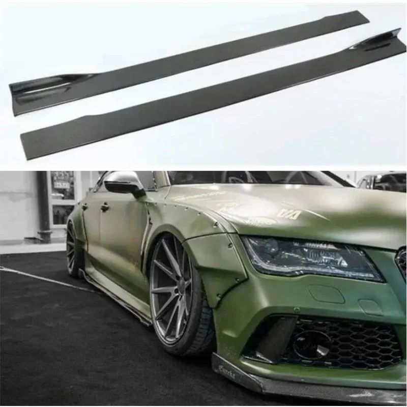 

Комплект боковых панелей для Audi A7 S7 SLINE RS7 2011-2022, комплект юбки из углеродного волокна