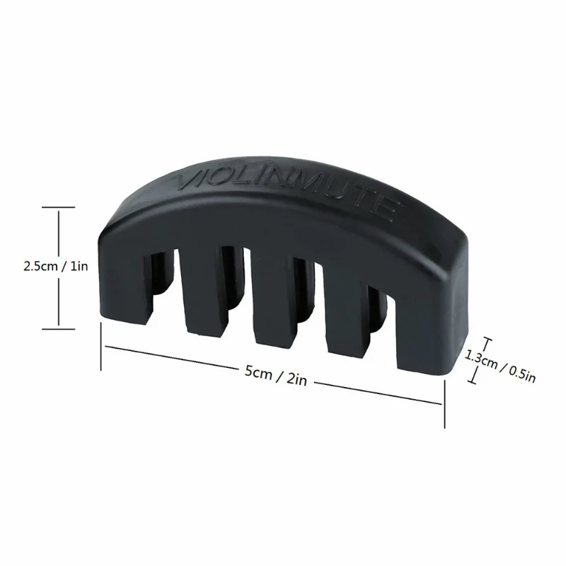 Rubber Violin Mute Silencer for 4/4 3/4 1/2 Violino Practice Accessories Violin Strings Accessories Luthier violin mute