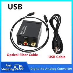 Universal Digital to Analog Audio Converter Adapter with RCA Output (Digital to Analog)
