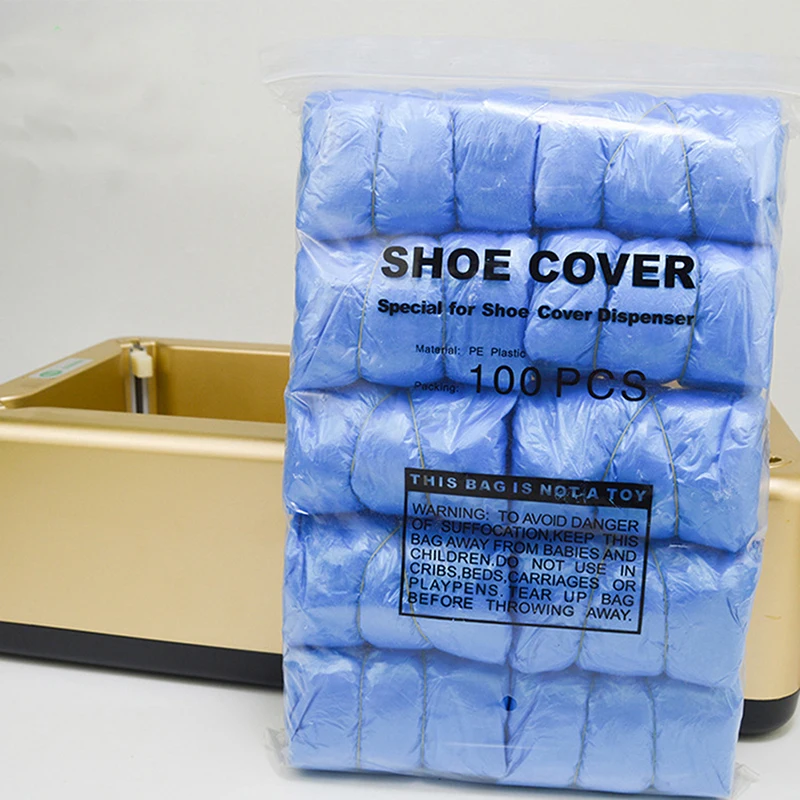 100pcs T-shaped G-shaped buckle overshoes for automatic shoe cover dispensers shoe covers
