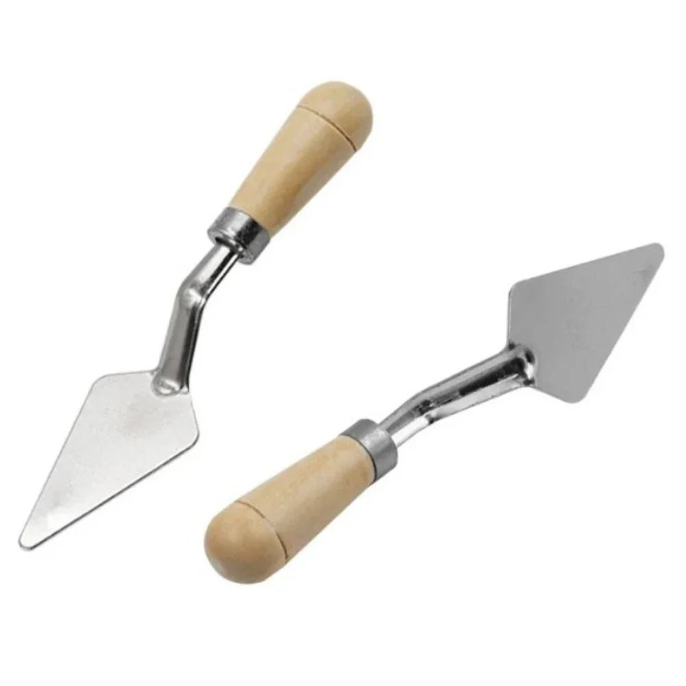 Portable Steel Wood Palette Oil Mix Painter Paint Tool Pigment Texture Artist Scraper Cutter Spatula plastic paint palette