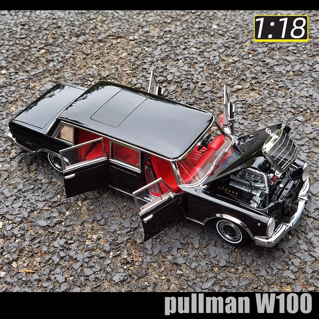 Kengfai 1:18 FOR benz pullman W100 benz 600 Alloy car model