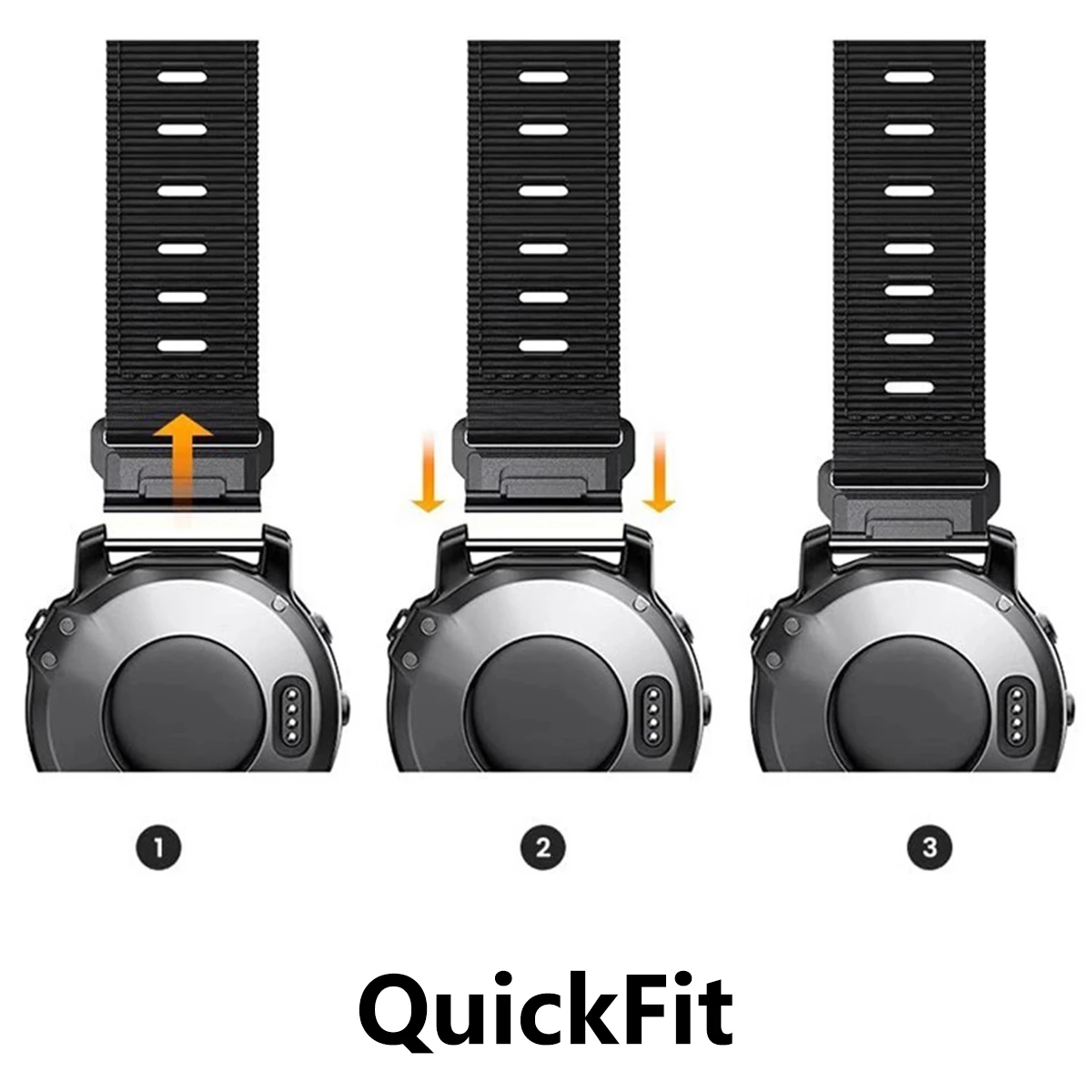 QuickFit Durable Nylon Watch Strap - Tactical Band