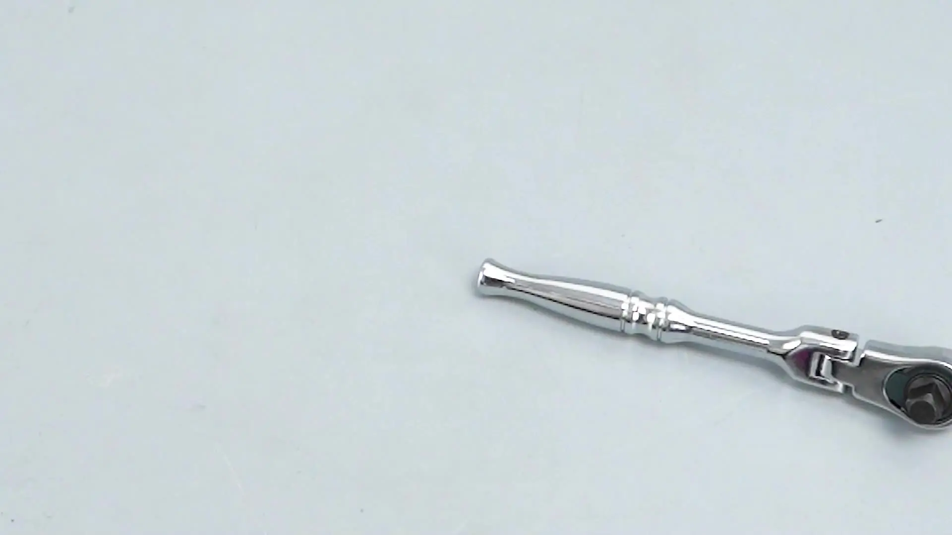 GLMFAN 1/4" Drive Flex Head Ratchet - 72-Tooth, Quick Release, 2-in-1 Bit Driver & Socket Wrench