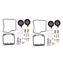 2 Sets Carburetor Maintenance Jet Membrane Repair Kits Fit for Suzuki VS1400 VS800GL VZ800 1997 1998 1999 2000 2001-2004 New