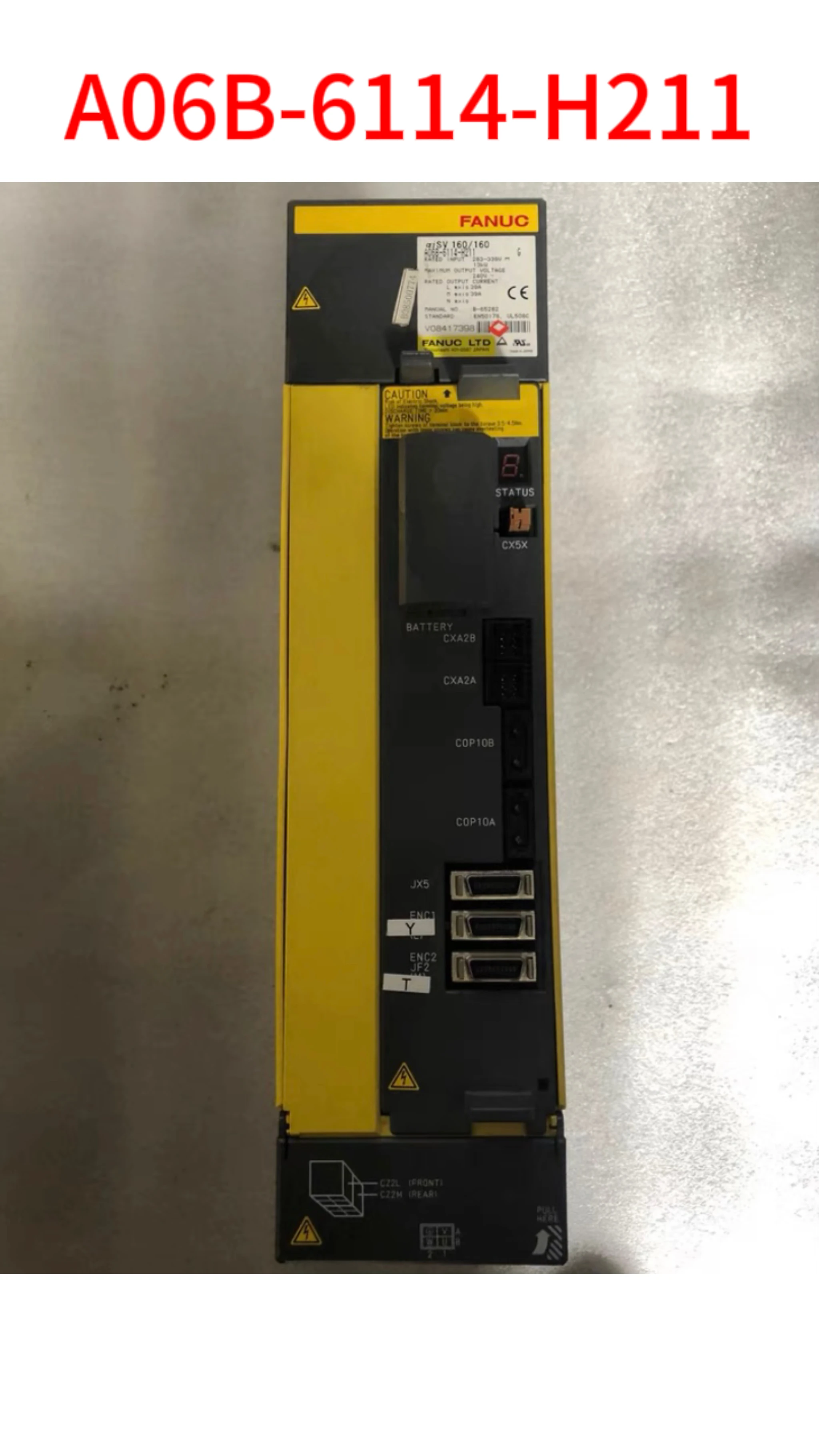 

Second-hand A06B-6114-H211 test ok