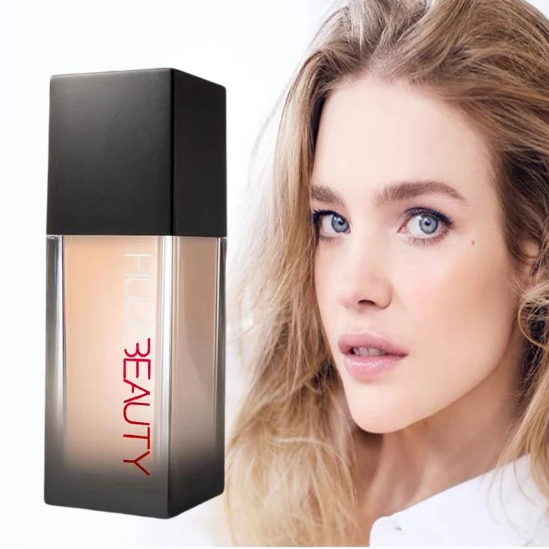 HUDA Foundation Concealer Base Makeup Set Beauty 34ml Flawless Liquid Makeup Long-wearing Waterproof Breathable Cosmetics 2PCS
