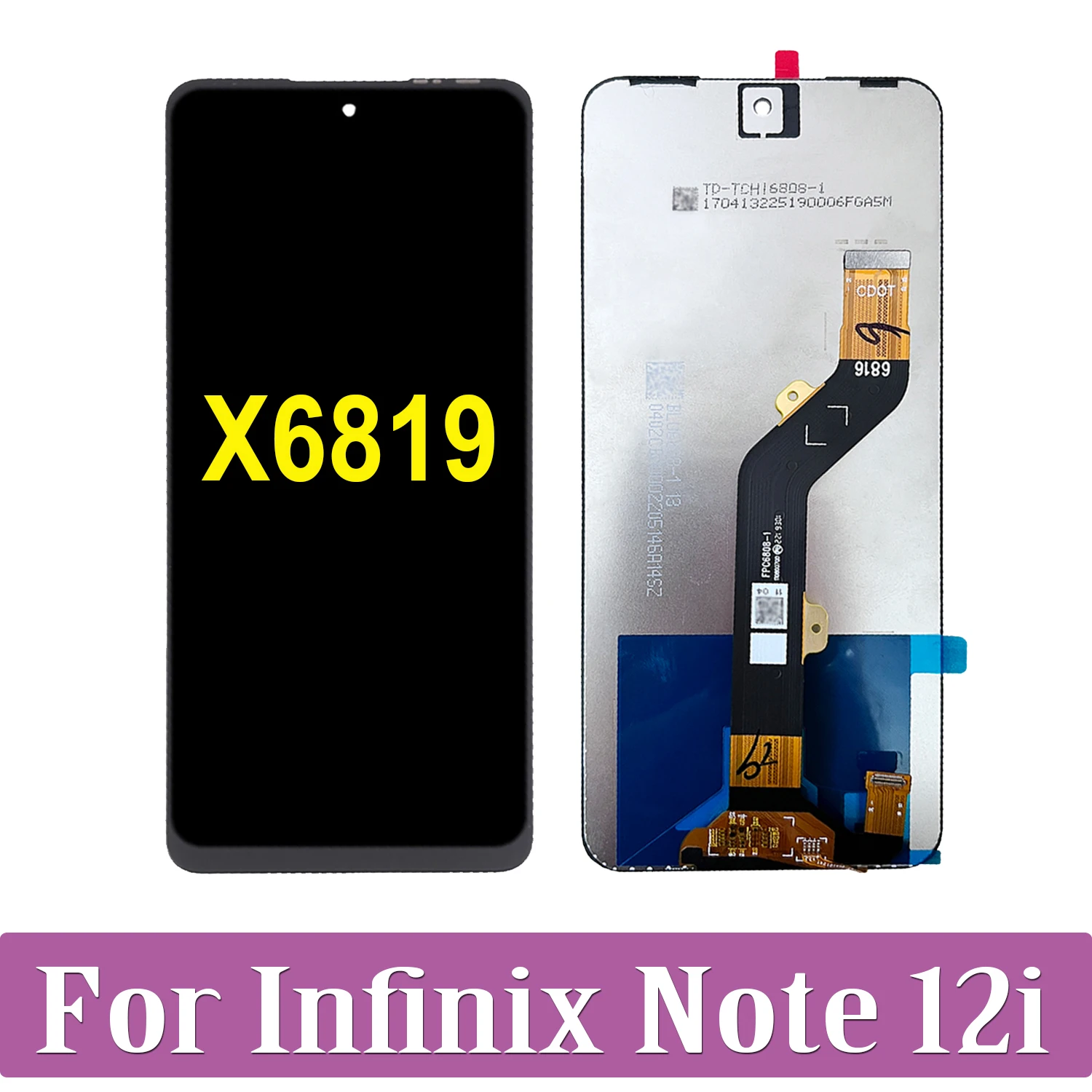 

ЖК-дисплей с сенсорным экраном для Infinix Note 12i X6819