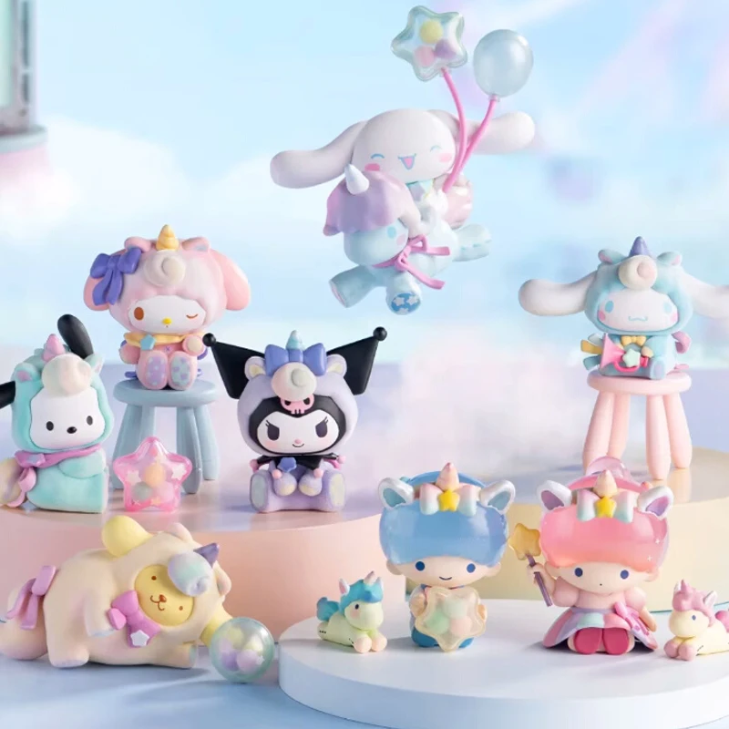 

Оригинальная модель Sanrio из серии фантастический рай, игрушки Kuromi My Melody, милые Мультяшные детские подарки, кавайная девушка, коллекционные подарки