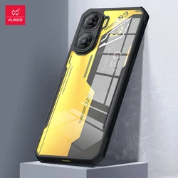 Xundd Shockproof Transparent Phone Case with Camera Protection for ZTE nubia Neo 2 (Black Clear)