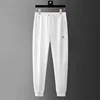 Minglu Hooded Bee Printed Men's Sets Luxury Spring Autumn Solid Color Male Sweatshirt Elastic Waist Man Pants Tracksuit 4