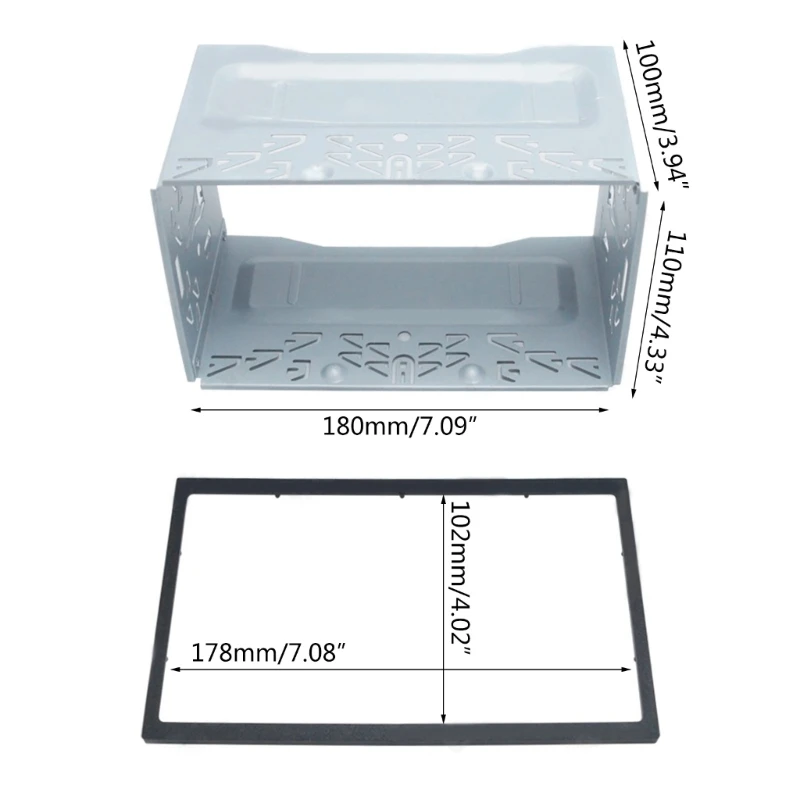 Kit Installazione Universale Autoradio 2 DIN - Gabbia Ferro E Telaio Per VW E Altri Modelli - Foto 2