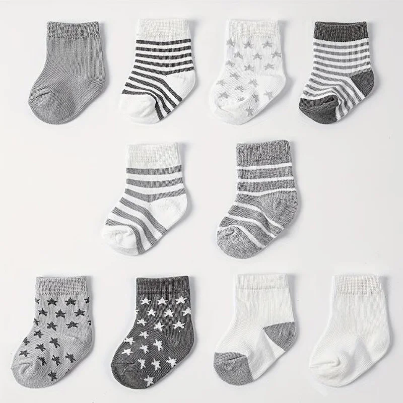 Striped Star Baby Socks 2