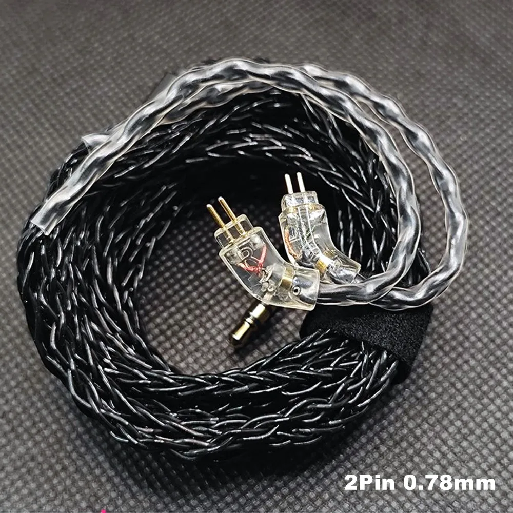 JCALLY JC08S 8 Shares QDC 2Pin 0.78mm MMCX Earphone Upgrade Cable