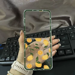 Summer Fruit Yellow Lemon Shockproof Phone Case - Hard Cover Shell - Galaxy ZFlip 5 (Style 1)