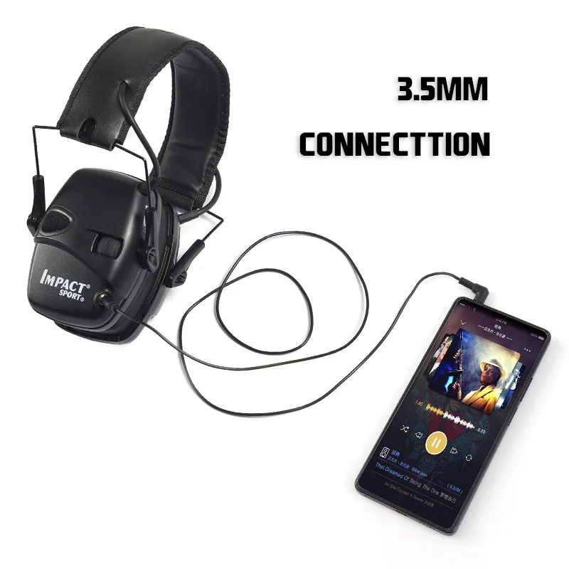 Electronic Earmuffs Tactical Headset Noise Cancelling Headphones Original Tactical Electronic Shooting Earmuff Outdoor Sports