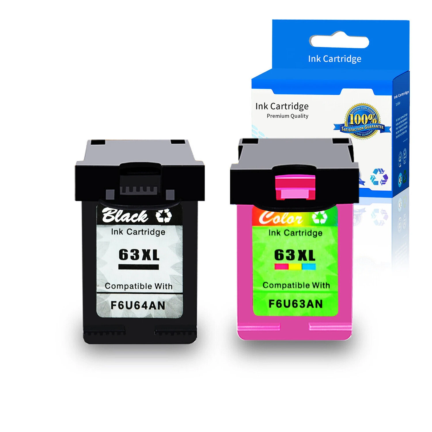 63 63xl Black Color Ink For Hp Envy 4512 4513 4516 4520 4523 4522