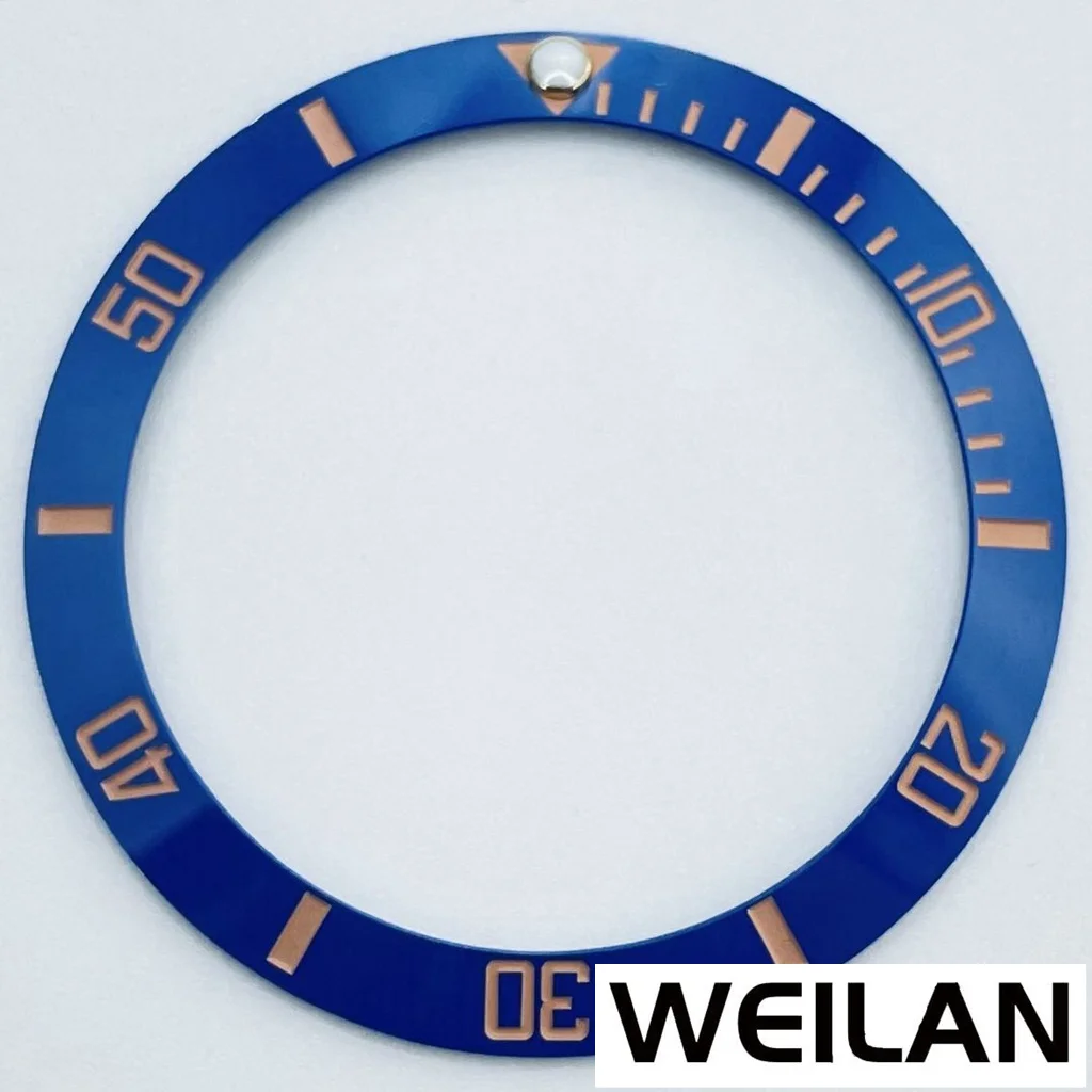 Ceramic & Aluminum GMT Diver-Style Bezel Insert for 40mm Cases - Premium Diving Accessory