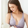 Breastfeeding Underwear Thin And Seamless in Summer, Pregnant Women's Bra, Deep V-shaped, Gathered And Anti Sagging, With Buckl 3