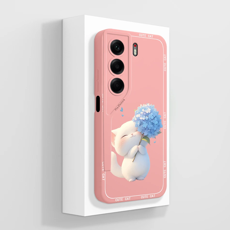 Trendy Creative Soft High-Quality Liquid Silicone Phone Case - Durable Bumper Back Cover