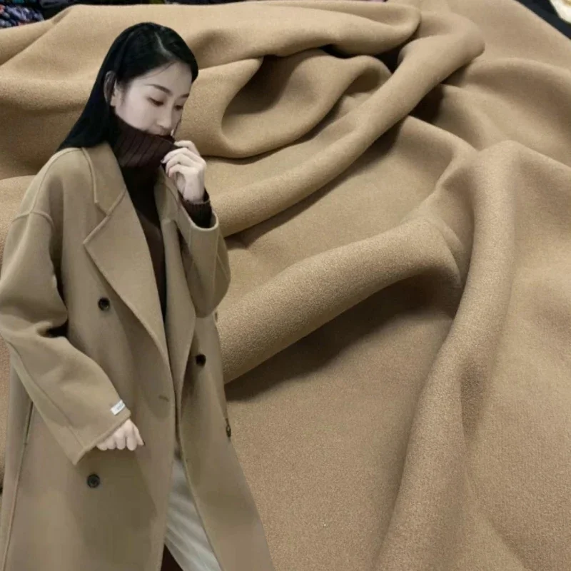 

45 Colors Double-sided Cashmere Wool Fabric Brand Fashion Coat Soft Autumn Winter Cloth Diy Sewing Per Meter Material Wholesale