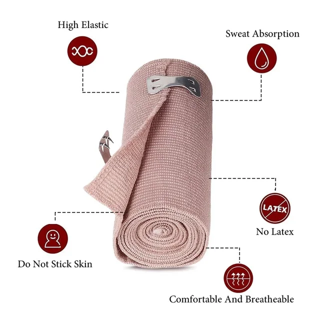 1 Roll High Elastic Bandages Wholesale Skin Color High Elastic Elastic Bandages Sports Protective Ankle Bandages 1 Roll High Elastic Bandages Wholesale Skin Color High Elastic Elastic Bandages Sports Protective Ankle Bandages