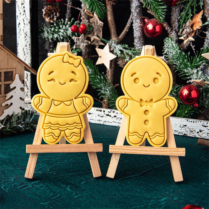 Christmas Baking Cake Gingerbread Man Gingerbread House Silicone Mold  Madeleine Fernand Snow Cookie Mold Baby Supplement - AliExpress