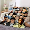 Josh Hutcherson Poster Printed Flannel Blanket Soft Comfortable Home Travel Bed Plush Birthday Gift Fans Gift 1