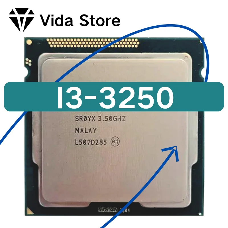 

Core i3-3250 i3 3250 Processor 3M /Cache,3.50 GHzLGA1155 Desktop CPU I3-3250