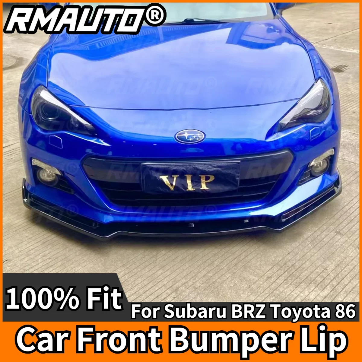 

RMAUTO Car Front Bumper Lip Diffuser Splitters Spoiler Aprons Cover For Subaru BRZ Toyota 86 2012-2020 Car Accessories Body Kit