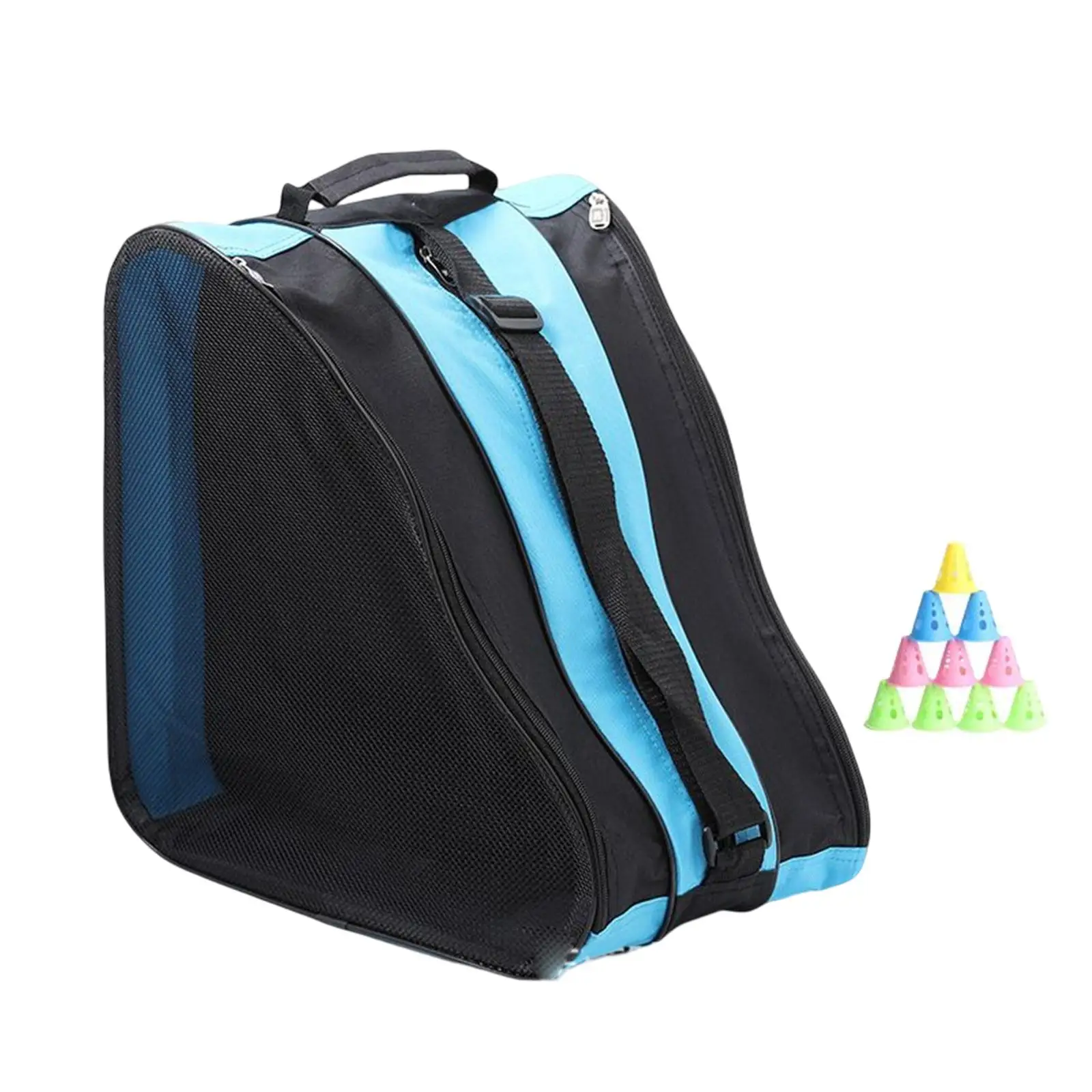 Portable Roller Skate Bags Breathable Ice Skate Bag Ski Sports Shoulder Bag Inline Skate Bag for Adult Kid Ice Hockey Skates